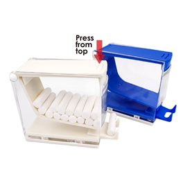 Cotton Roll Dispensers | Press From Top